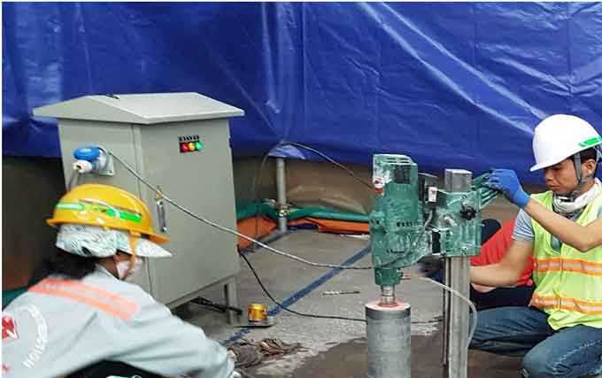 Khoan Rút Lõi Bê Tông Huyện Chương Mỹ